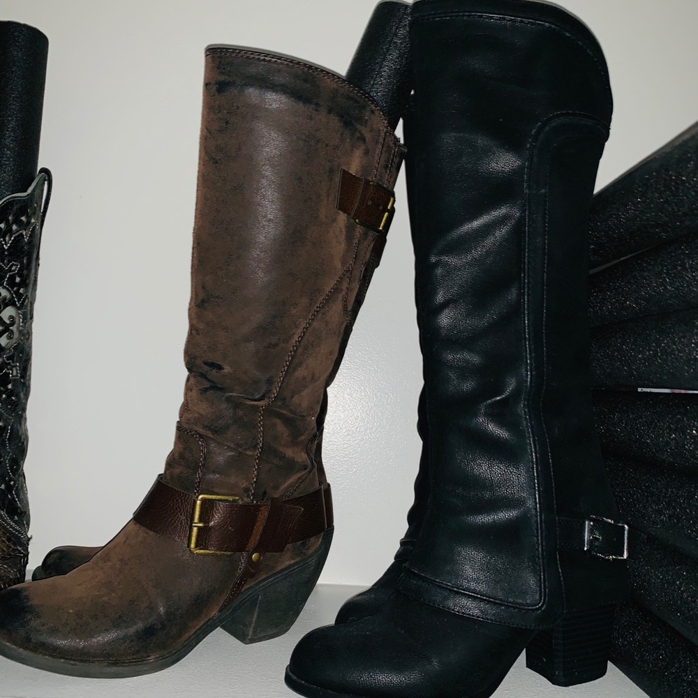 Fergie boots black & Brown